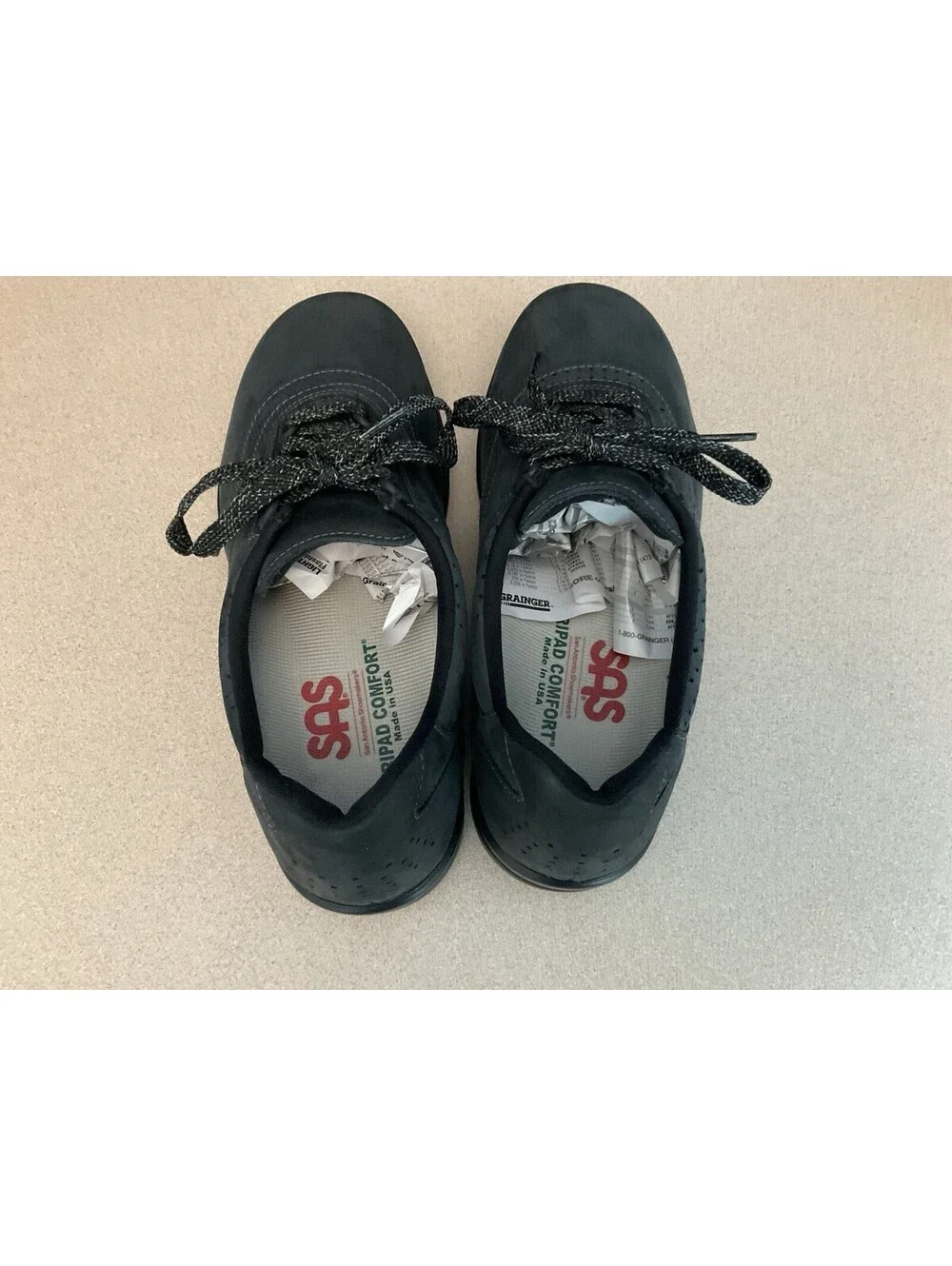 Womens SAS Walk Easy Indigo/Blueberry Nubuck Suede Walking Shoes. Size 7 Wide.